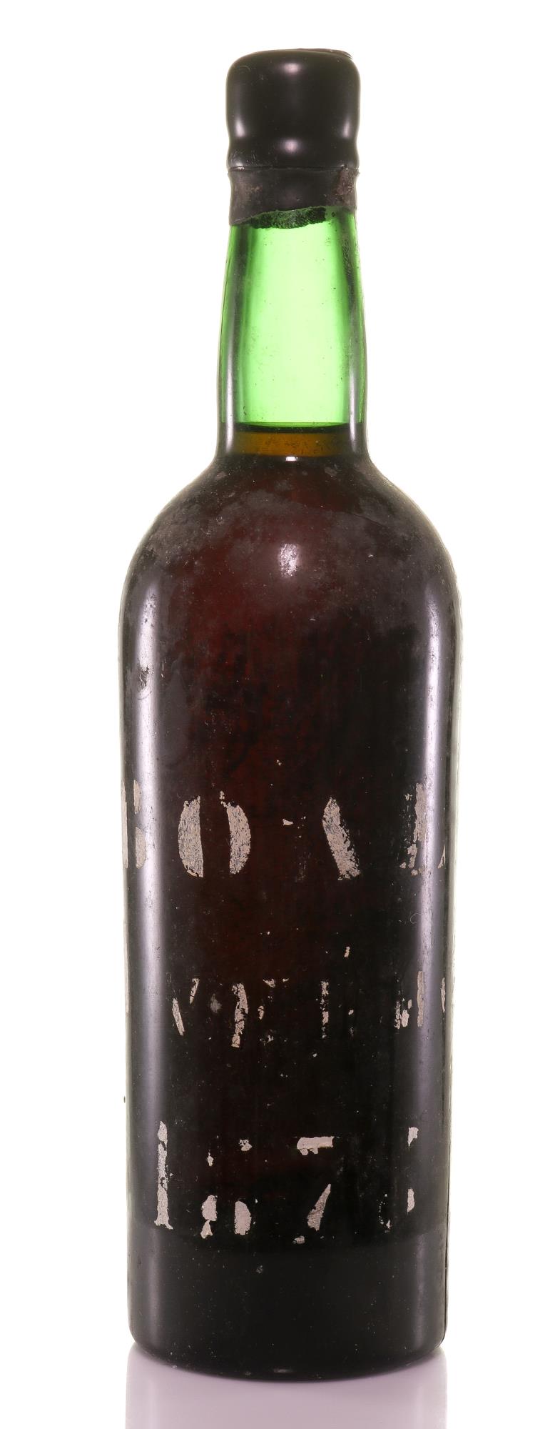 1878 Francisco Albuquerque Muito Velho Madeira - Recorked Stencilled Bottle