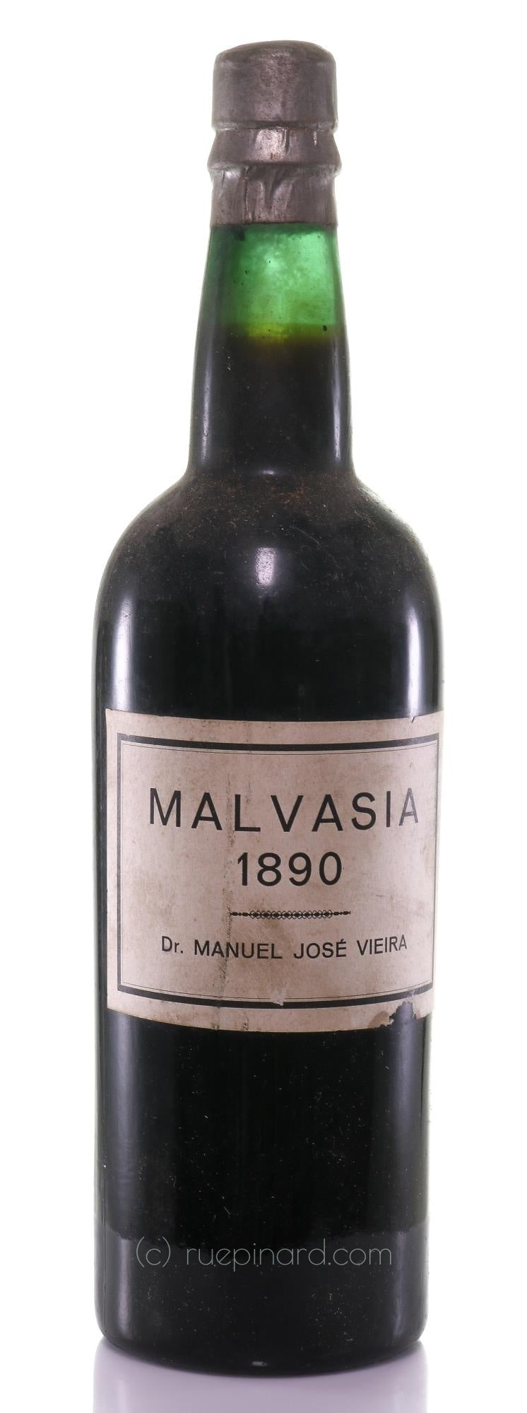 1890 Vieira Madeira Dr. Manuel José Malvasia Rare Vintage Spirit - Rue Pinard