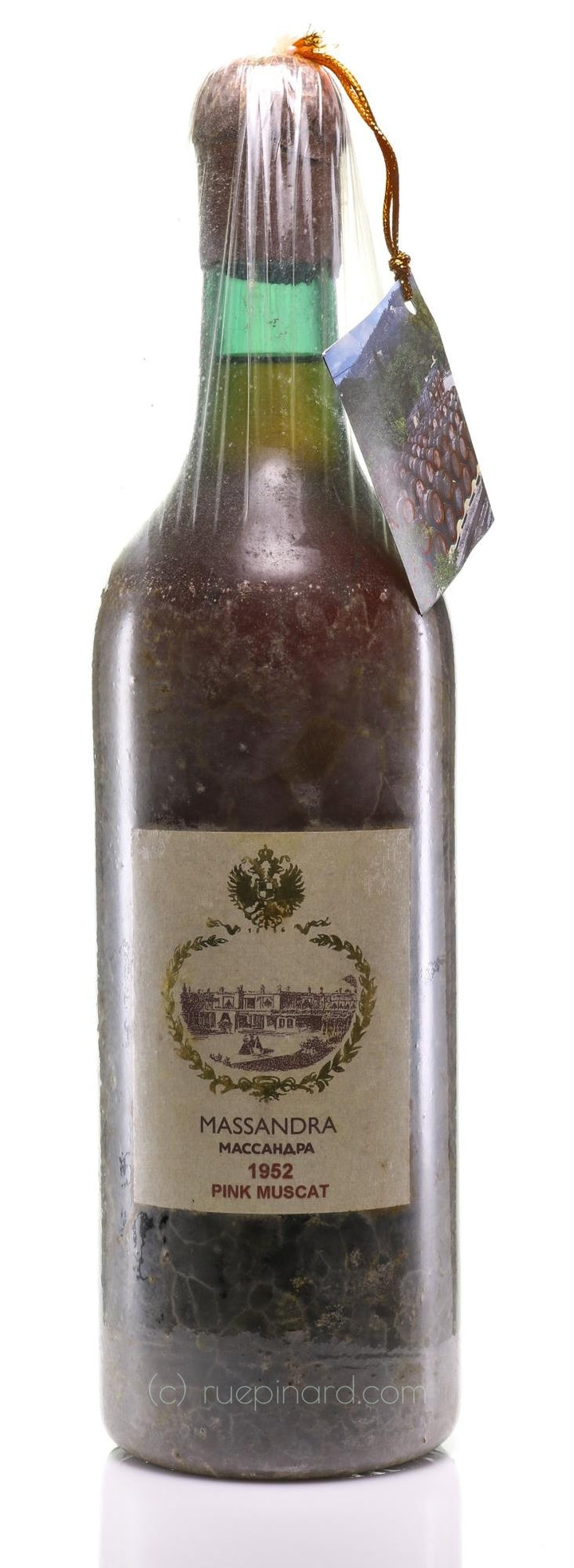 1952 Massandra Rosé Muscat Dessert Wine - Certificate of Authenticity - Rue Pinard