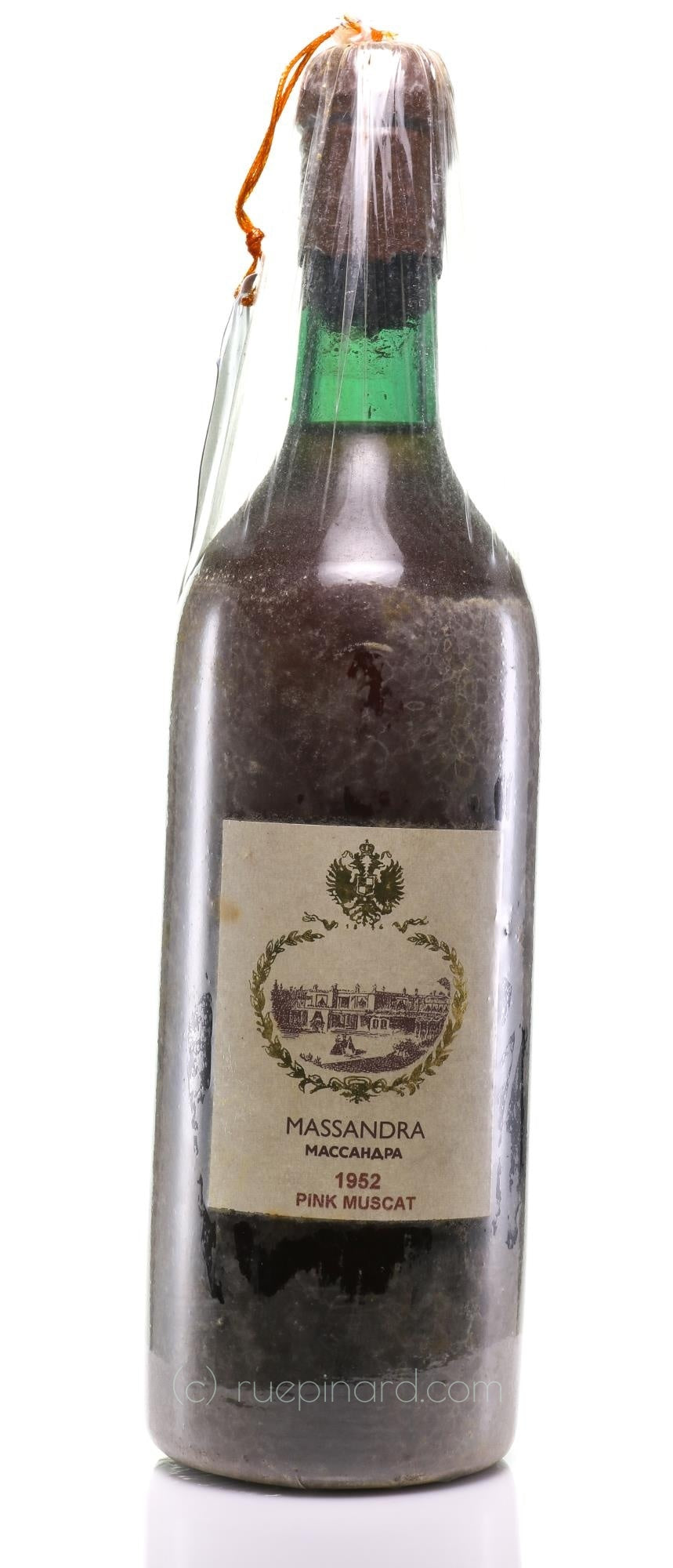 1952 Massandra Rosé Muscat Dessert Wine, South Coast, Crimea - Rue Pinard