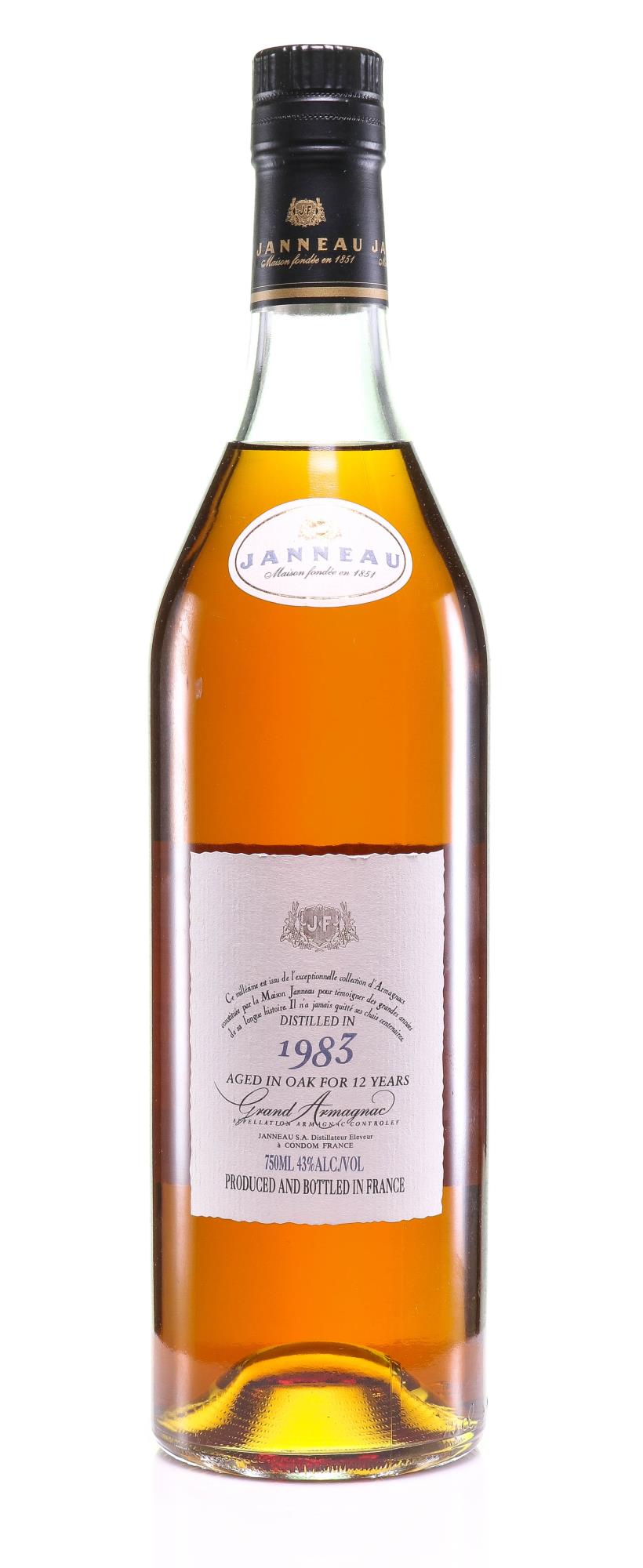 Janneau Fils et Cie 1983 Armagnac - 12 Year Aged Elegance