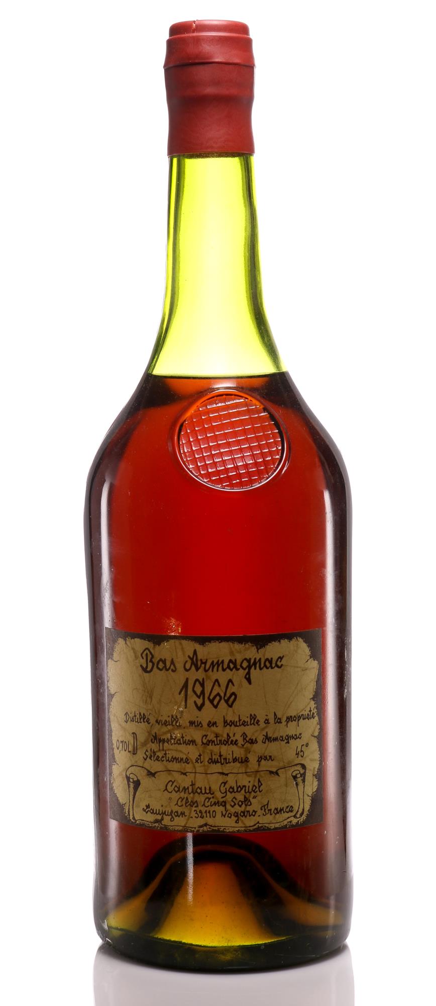 1966 Cantau Armagnac Clos des Cinq Sols - Bas-Armagnac Magnum 1.5L