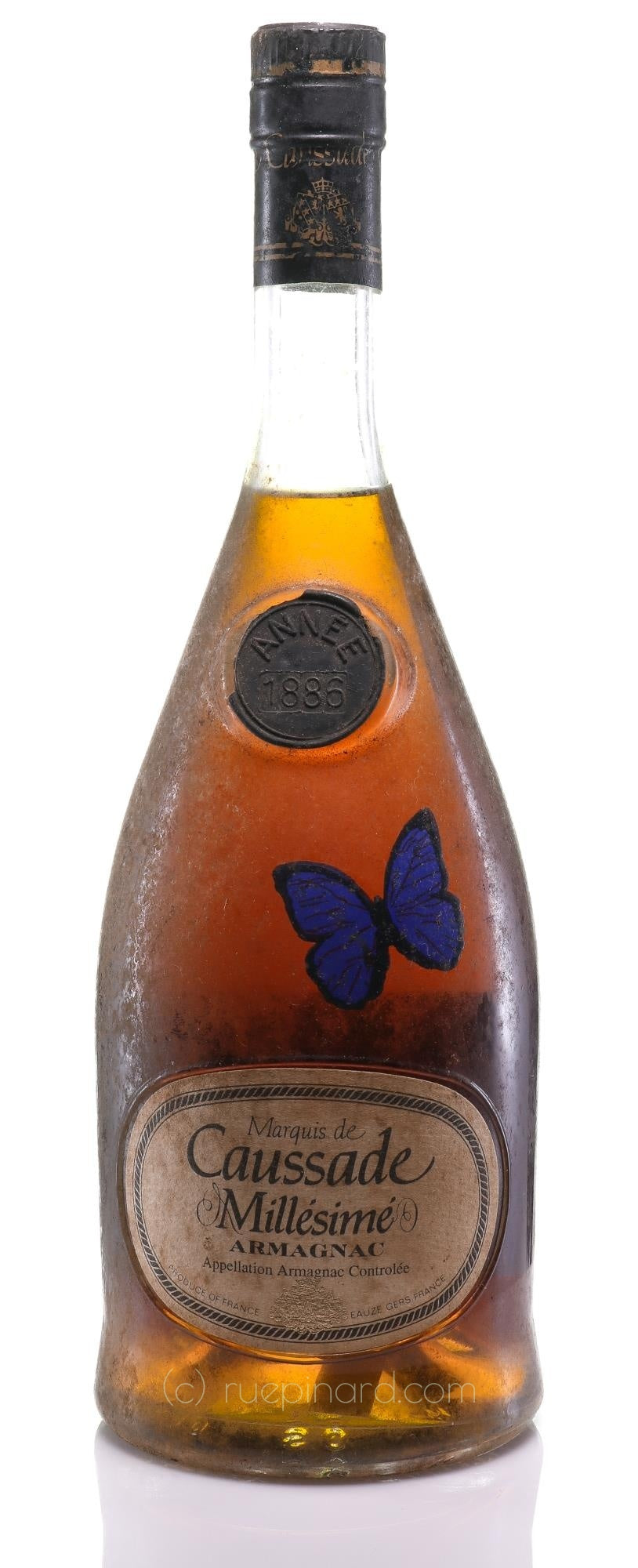 1886 Marquis de Caussade Armagnac Millésimé Waxbutton - Rue Pinard