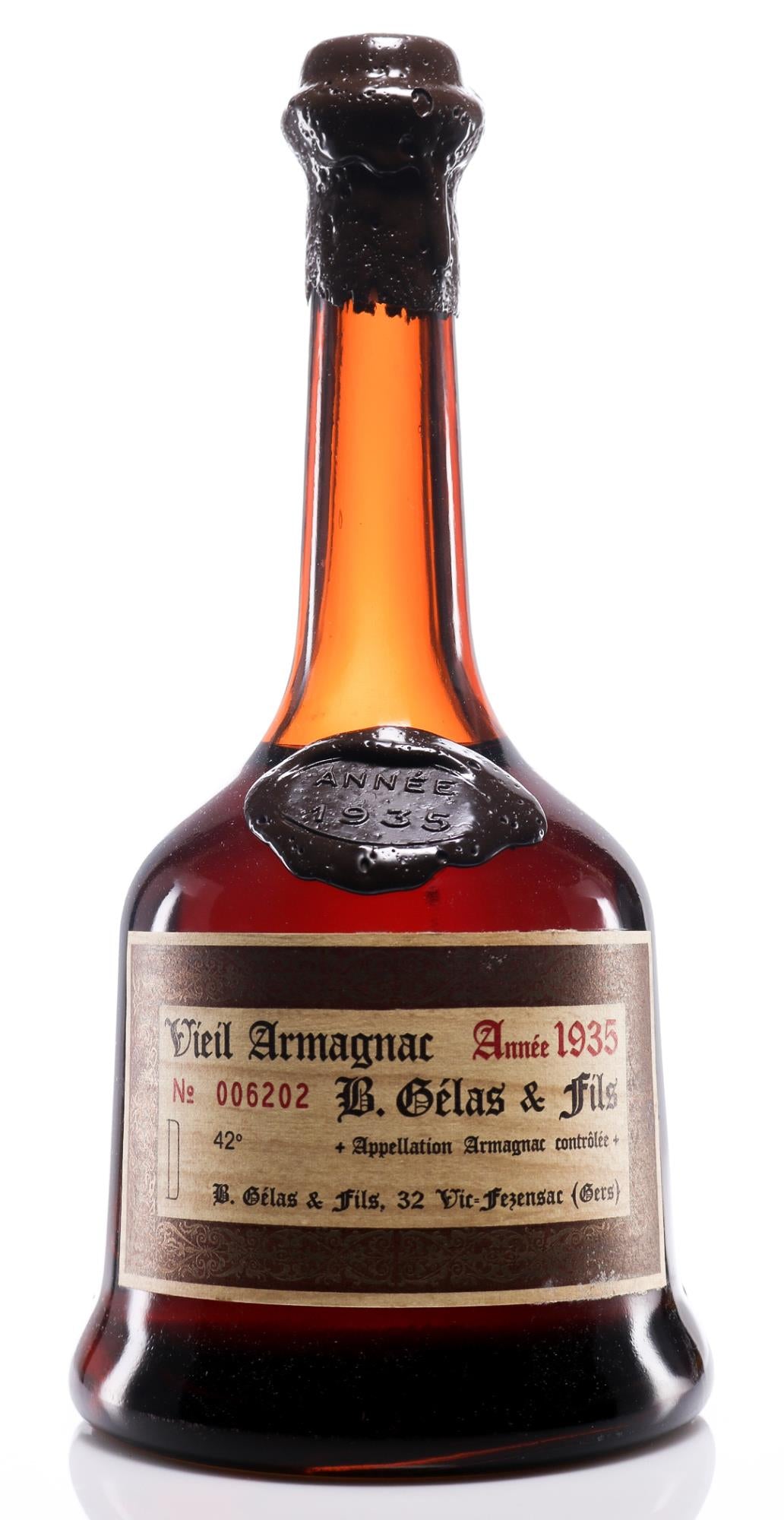 Gelas & Fils B. Armagnac 1935 – Vintage Delight