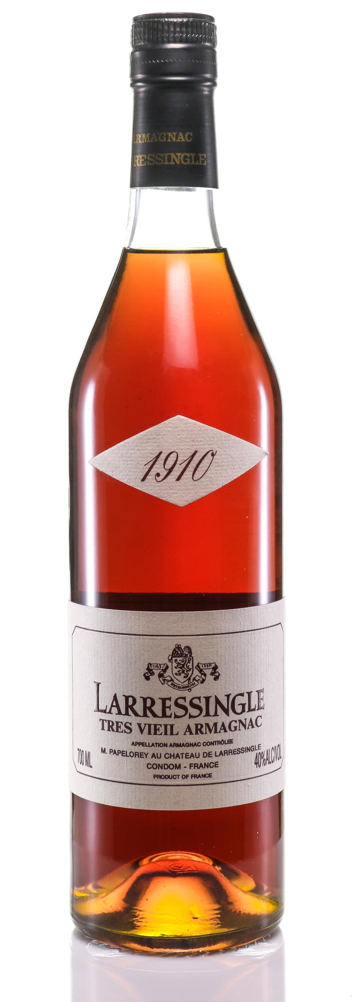 Larressingle Très Vieil Armagnac 1910 Vintage 1999