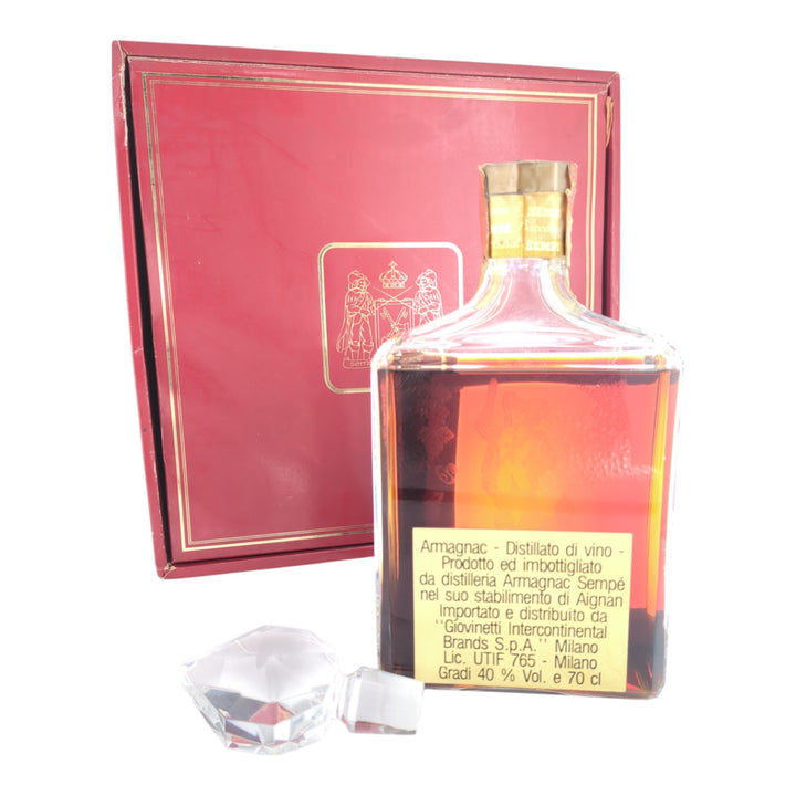 Sempé Armagnac Baccarat Decanter with Hermès Collaboration (1980) - Rue Pinard