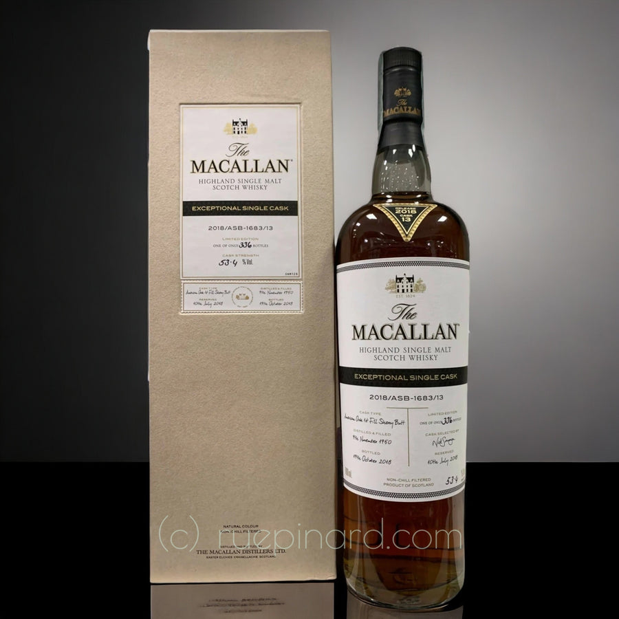 The Macallan Exceptional Cask 1950 #1683/13 (67YO) - Rue Pinard