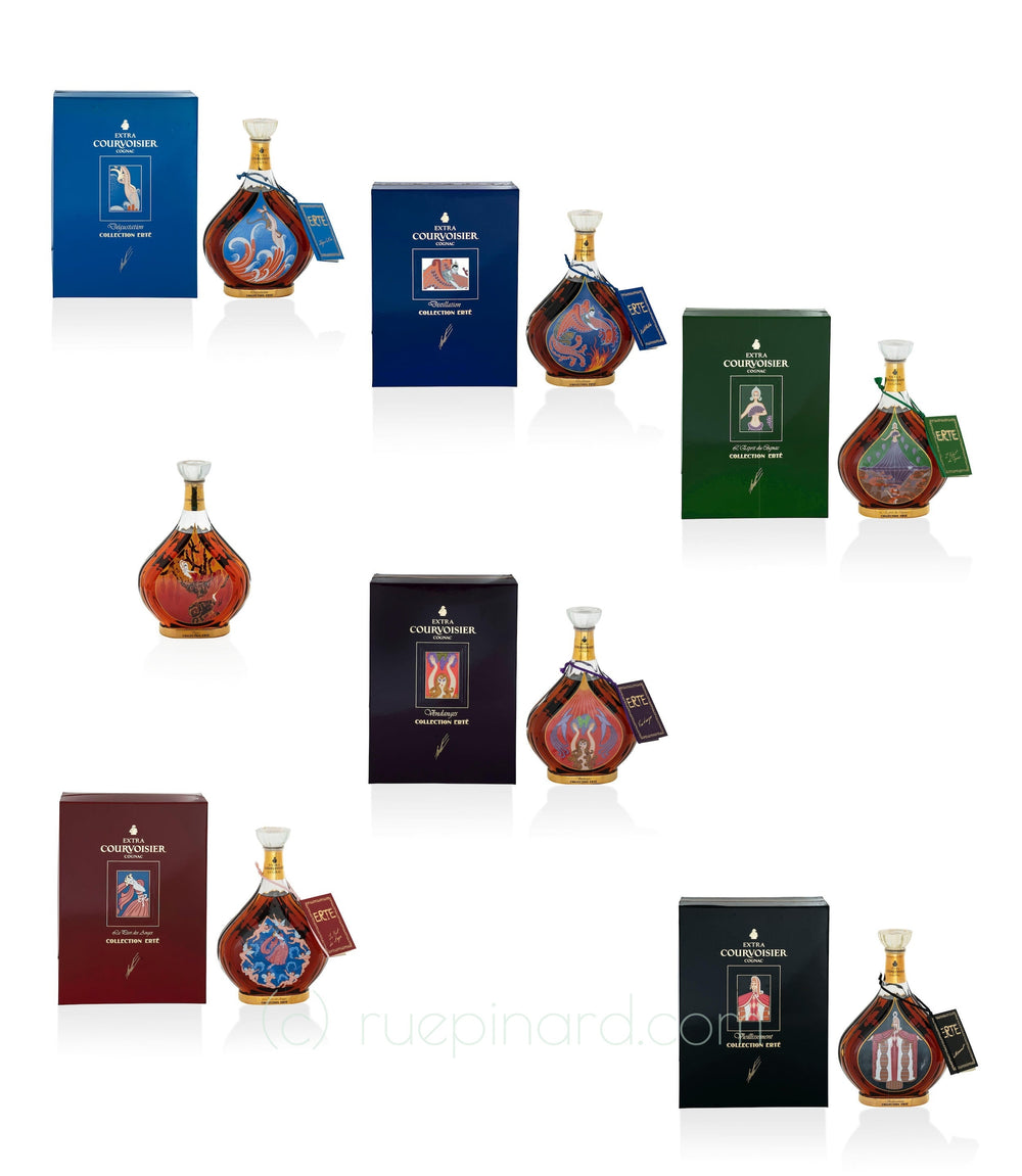 Courvoisier Erte Collection No. 1-7 - Rue Pinard