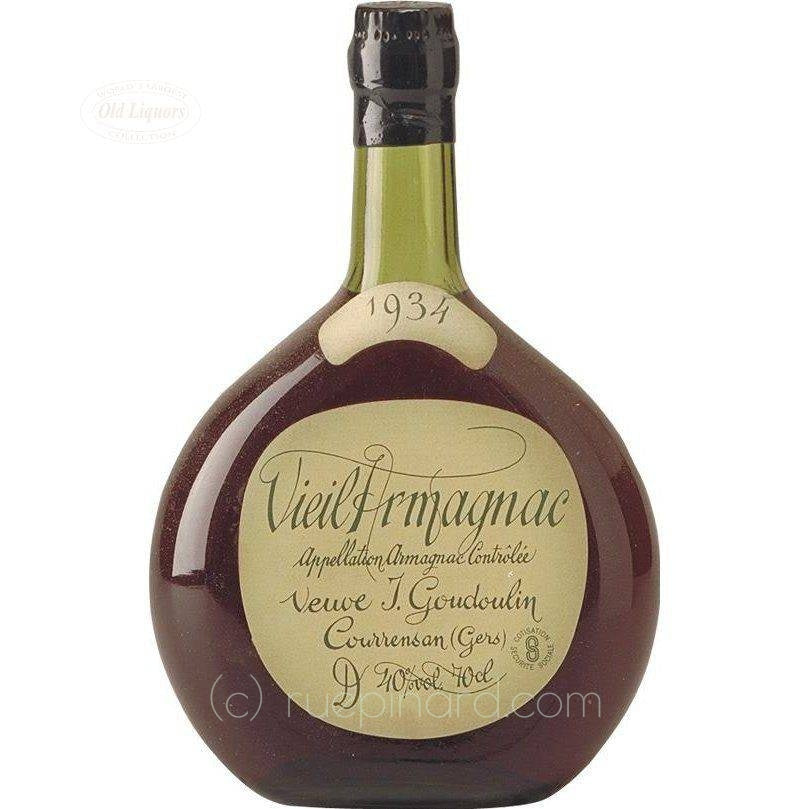 Armagnac 1934 Goudoulin Veuve J. - LegendaryVintages