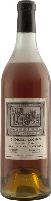 Berry Brothers & Rudd Cognac 1904, Grande Fine Champagne - Rue Pinard