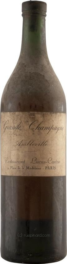 1900 Ambleville Grande Champagne Cognac - Restaurant Lucas-Carton - Rue Pinard