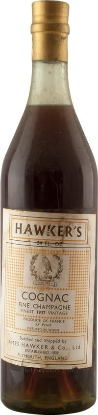 Hawker's Cognac Fine Champagne 1937 - Rue Pinard