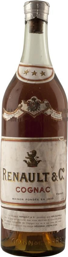 1930 Renault & Co Three Stars Cognac (Bottled 1962) - Rue Pinard