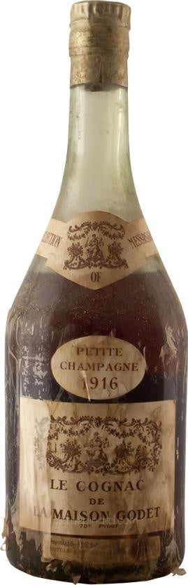 Godet 1916 Petite Champagne Cognac No. 000075 - Rue Pinard