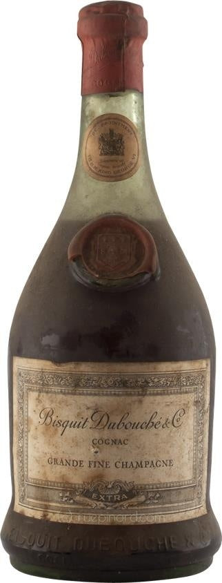 Bisquit Dubouché & Co Extra Cognac (Grande Fine Champagne, 1940s/1960s) - Rue Pinard