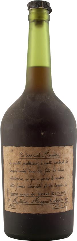 Hervé Bétuing Très Vieil Réserve Unique 1935 Armagnac Magnum