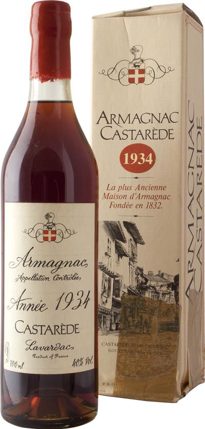 1934 Castarède Armagnac Ténaréze in Original Carton Box