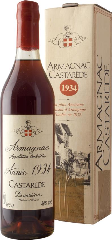 Castarède Armagnac 1934 Ténaréze - Original Box