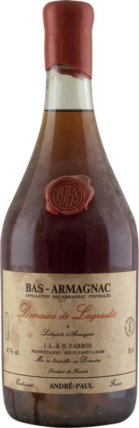 Domaine de Lagraulet Armagnac 1965 by André-Paul - Rue Pinard