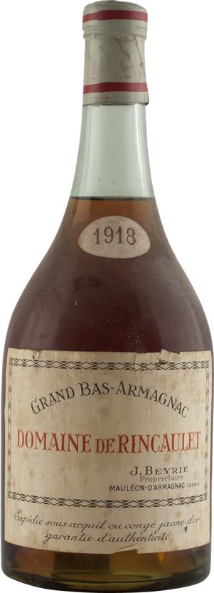 1918 Domaine de Rincaulet Armagnac by J. Beyrie