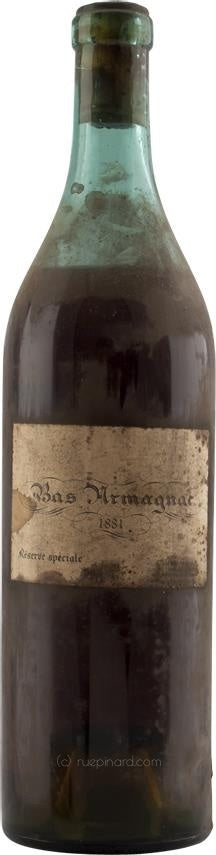 Bas Armagnac Réserve Spéciale 1881 Vintage - Rue Pinard