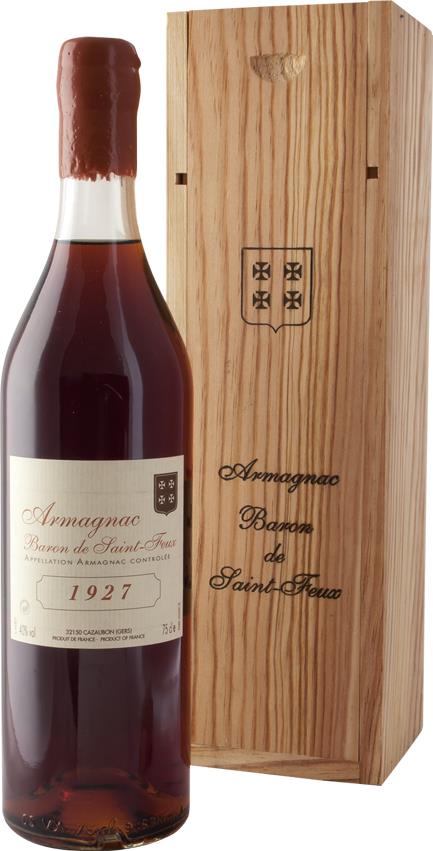 Baron de Saint-Feux Grand Bas-Armagnac 1927 Vintage