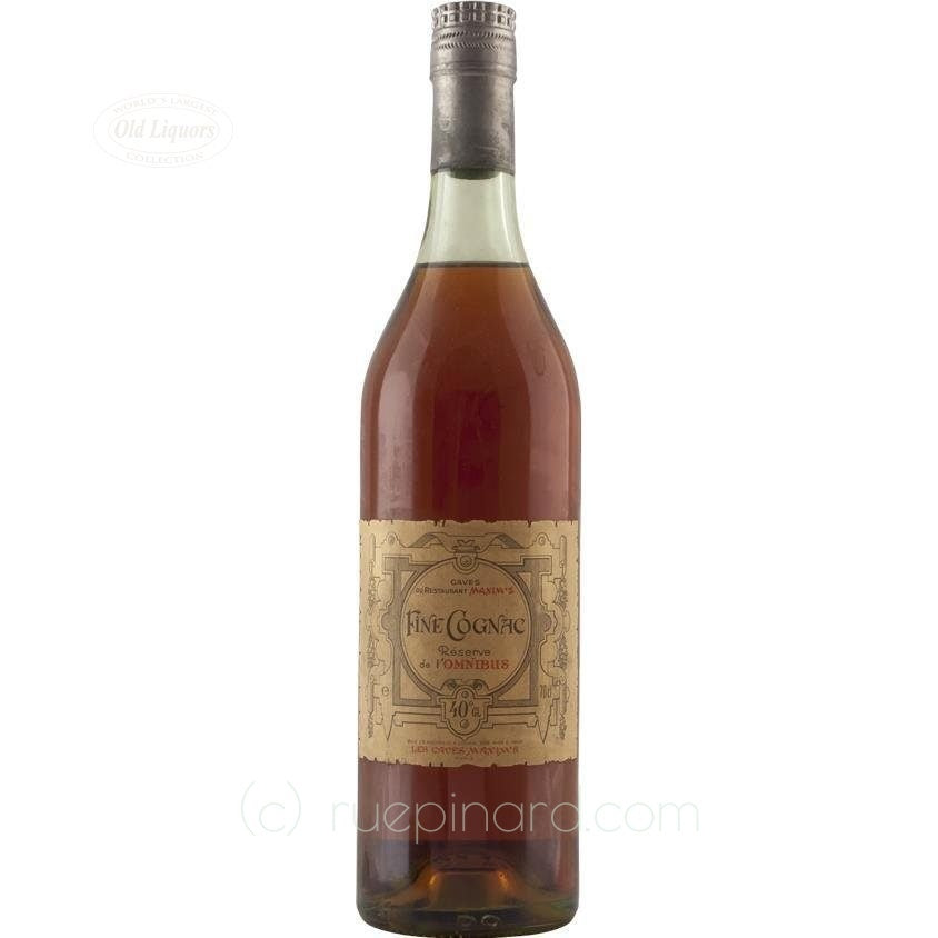 Cognac 1930 Maxim Caves Restaurant SKU 4041