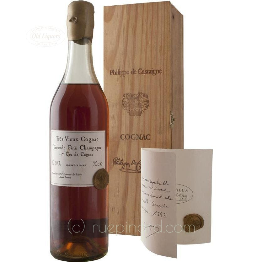 Cognac 1893 Philippe Castaigne Vieux ABV SKU 4934