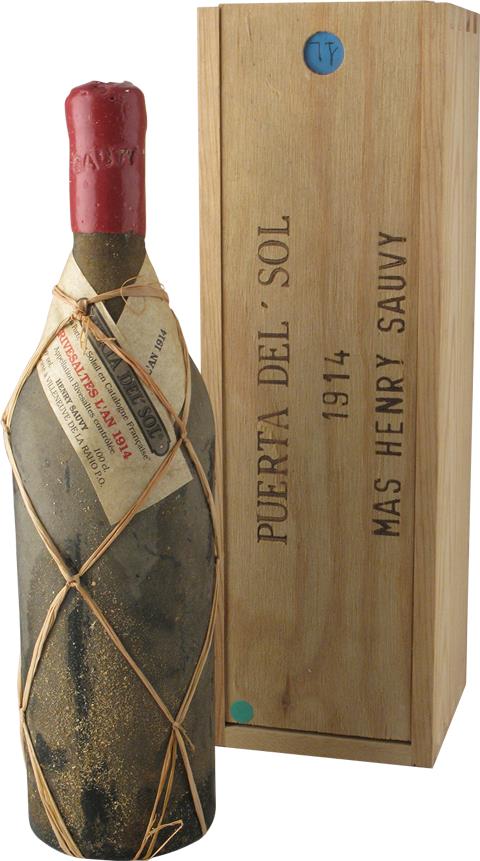 Mas Sauvy Rivesaltes Vintage 1914 Puerta Del Sol Wine