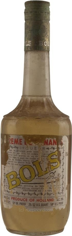 Bols Creme de Bananes 1970 Liqueur - Rue Pinard