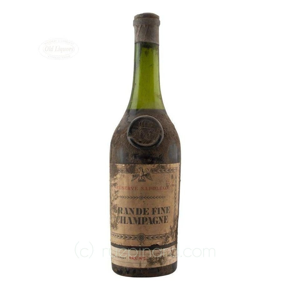 Maxim's Caves du Restaurant Grande Champagne Réserve Napoleon Cognac 1910s - Rue Pinard