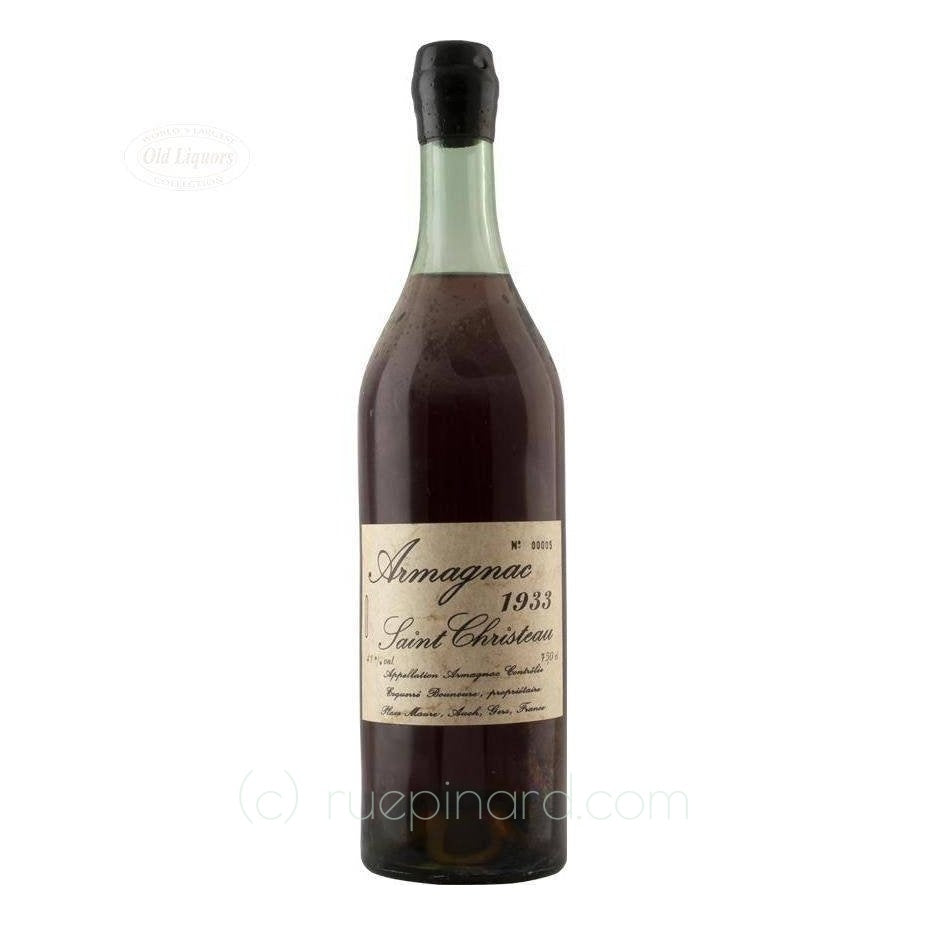 Armagnac 1933 Saint Christeau - LegendaryVintages