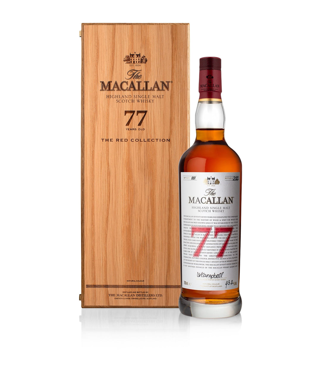 The Macallan 'The Red Collection' 77 Year Old