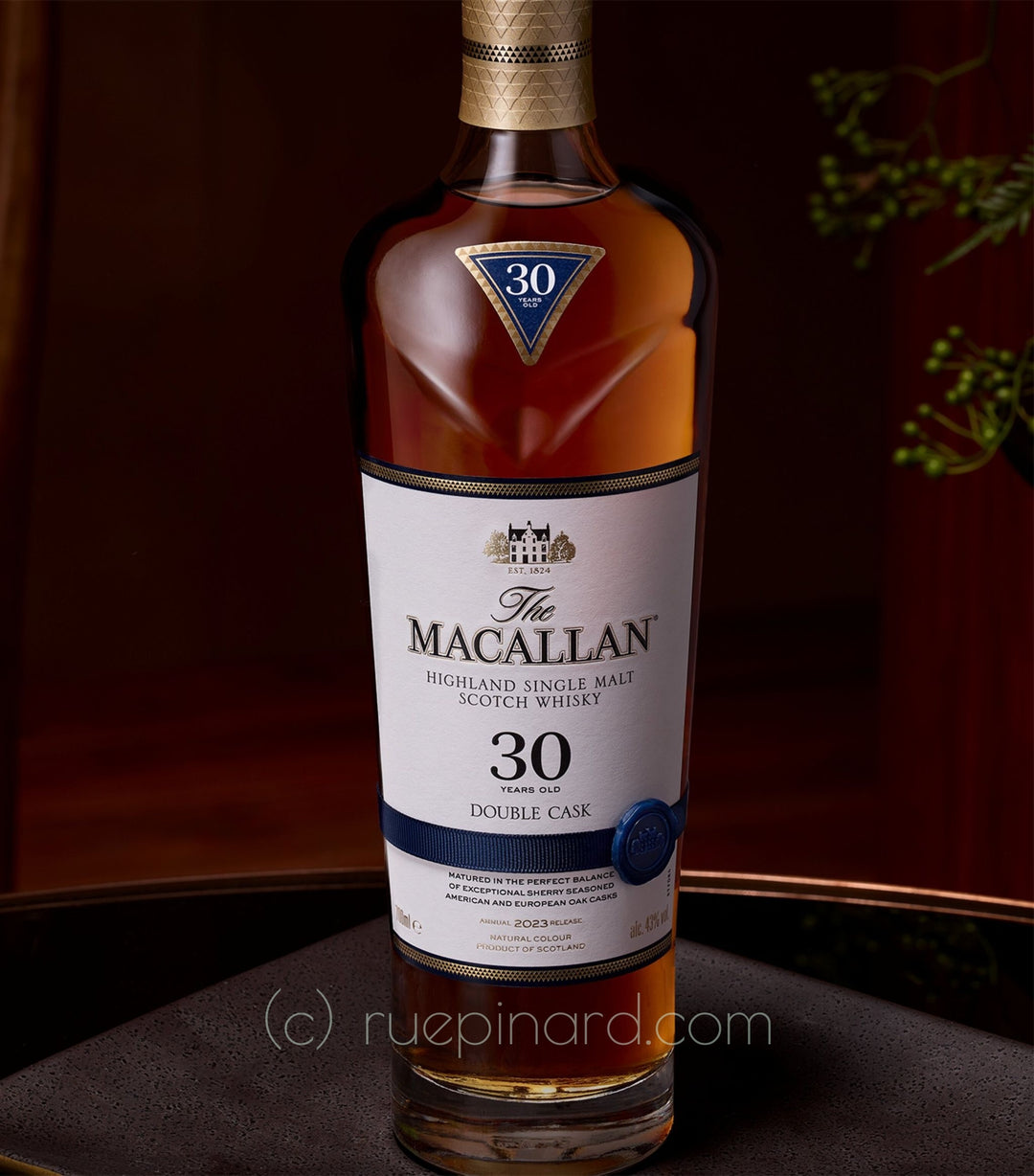 The Macallan Double Cask 30-Year-Old Single Malt Scotch Whisky 2023 (70cl) - Rue Pinard