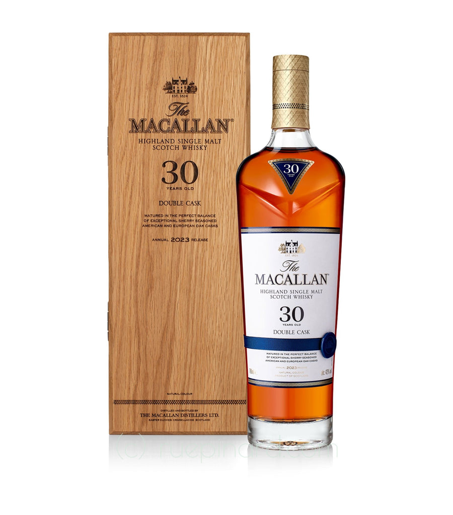 The Macallan Double Cask 30-Year-Old Single Malt Scotch Whisky 2023 (70cl) - Rue Pinard