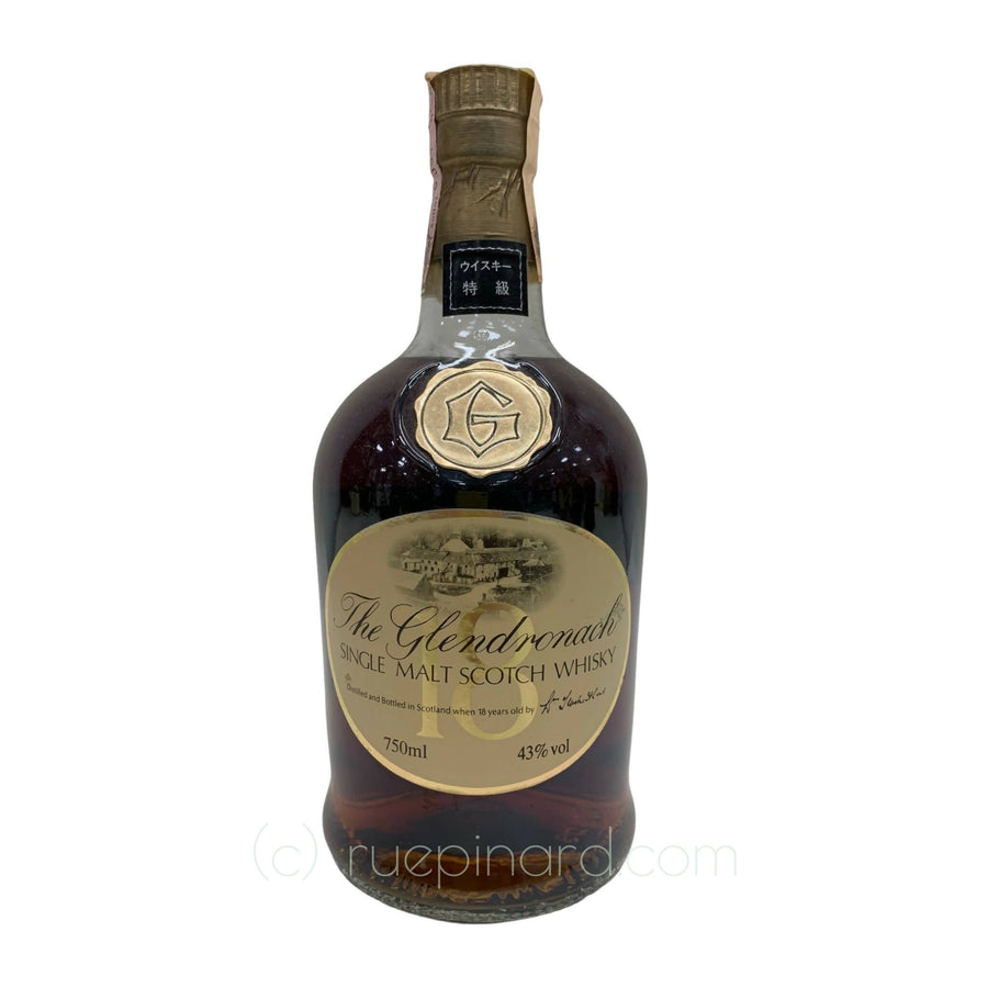 Glendronach 18YO (Rare 1980's Japanese Import) - Rue Pinard