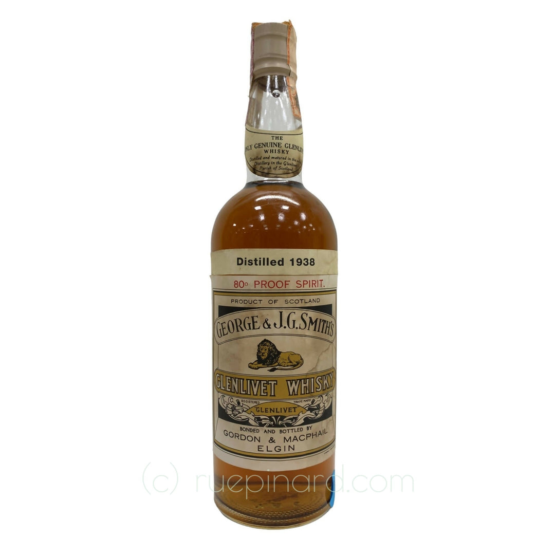 Glenlivet 1938 (80 Proof) - Rue Pinard