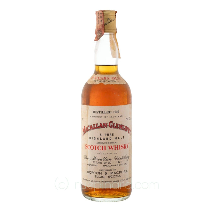 Macallan Glenlivet 1940 35 Year Old Gordon & Macphail - Rue Pinard